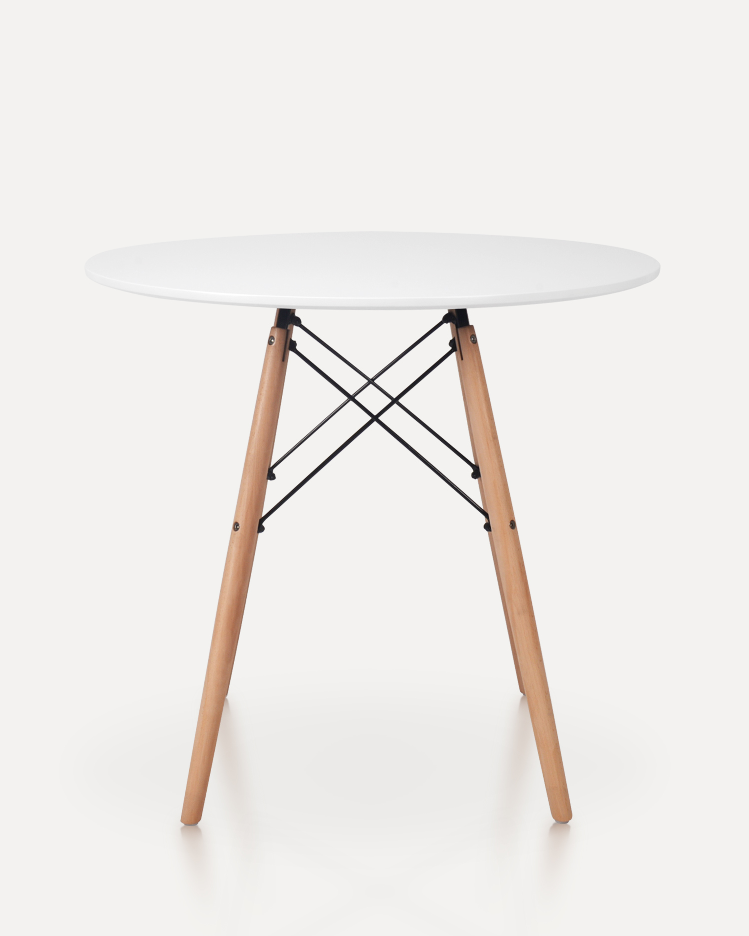 Bàn ăn bằng gỗ tròn Bắc Âu