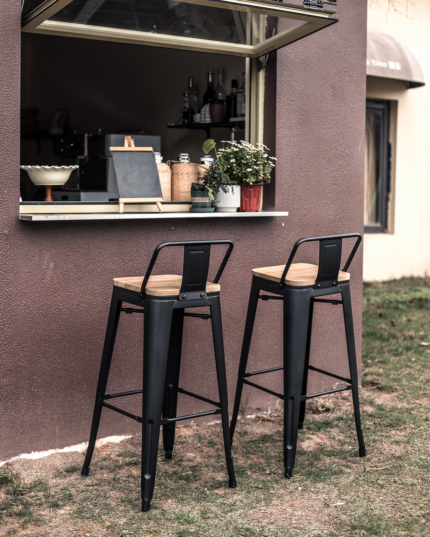 Ghế thiết kế hiên mộc mạc Ghế thiết kế hiên mộc mạc